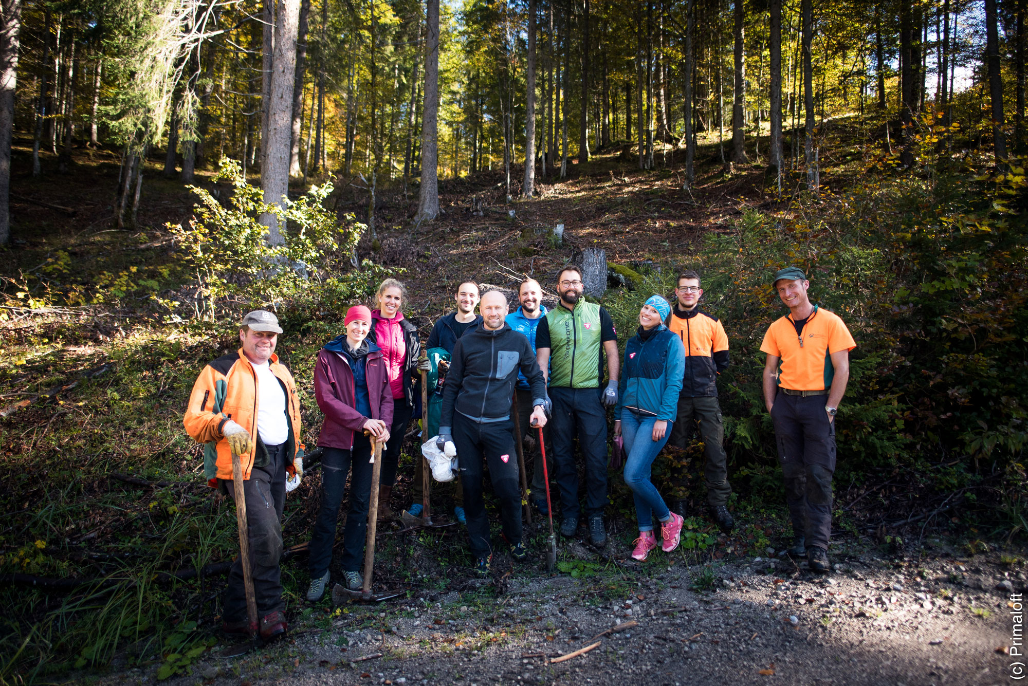 Teams of Banff Tour, Vaude and Primaloft at Schliersee (Bavaria)